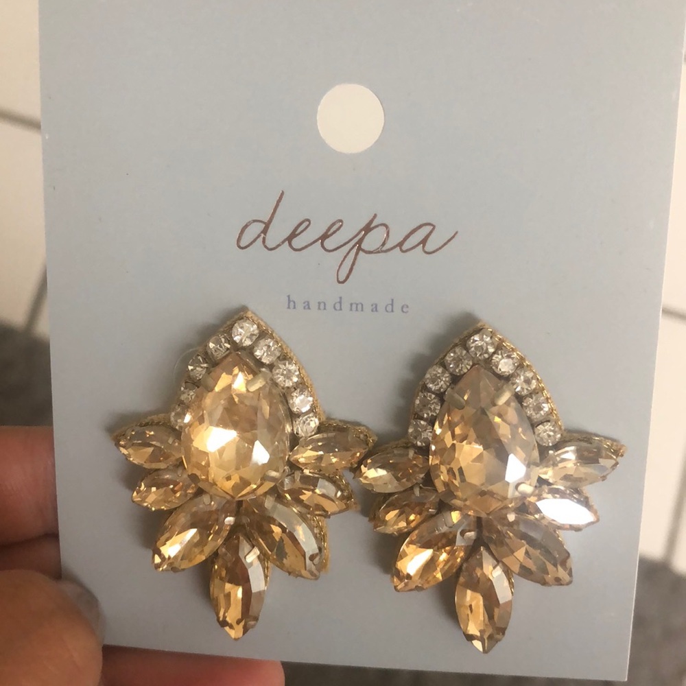Deepa handmade gold earrings